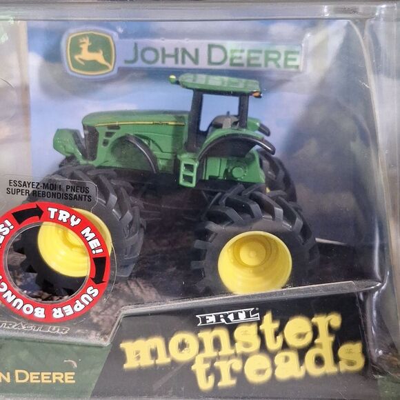 Collector Item Ertle Monster Treads John Deere Tractor New Unopened Package - Picture 1 of 6